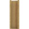Ekena Millwork 6-in W x 14-in D x 18-in H Balboa Trad Rough Cedar Woodgrain TimberThane Outlooker, Primed Tan OUTUR060X14X18BOA04RCPR - alternate 4